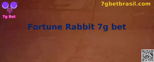 Interface ilustrativa do jogo Fortune Rabbit 7g bet